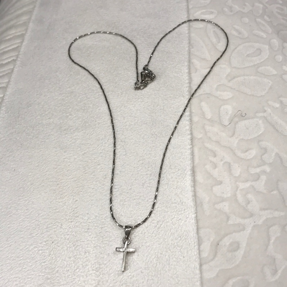 18K Rolled Gold Plated Cross Necklace